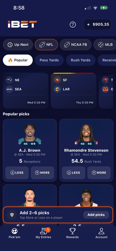 The iBET lobby: popular picks, more or less